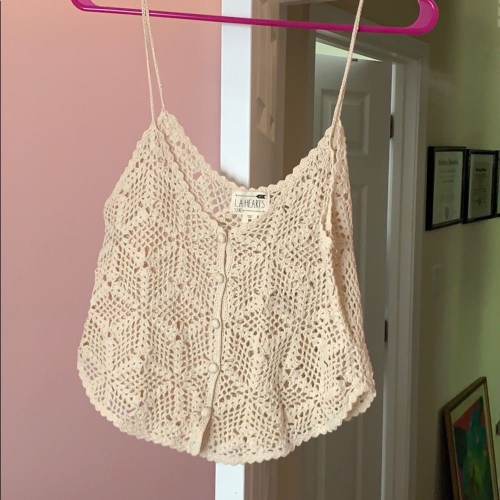 Crochet Pac Sun tank top never worn